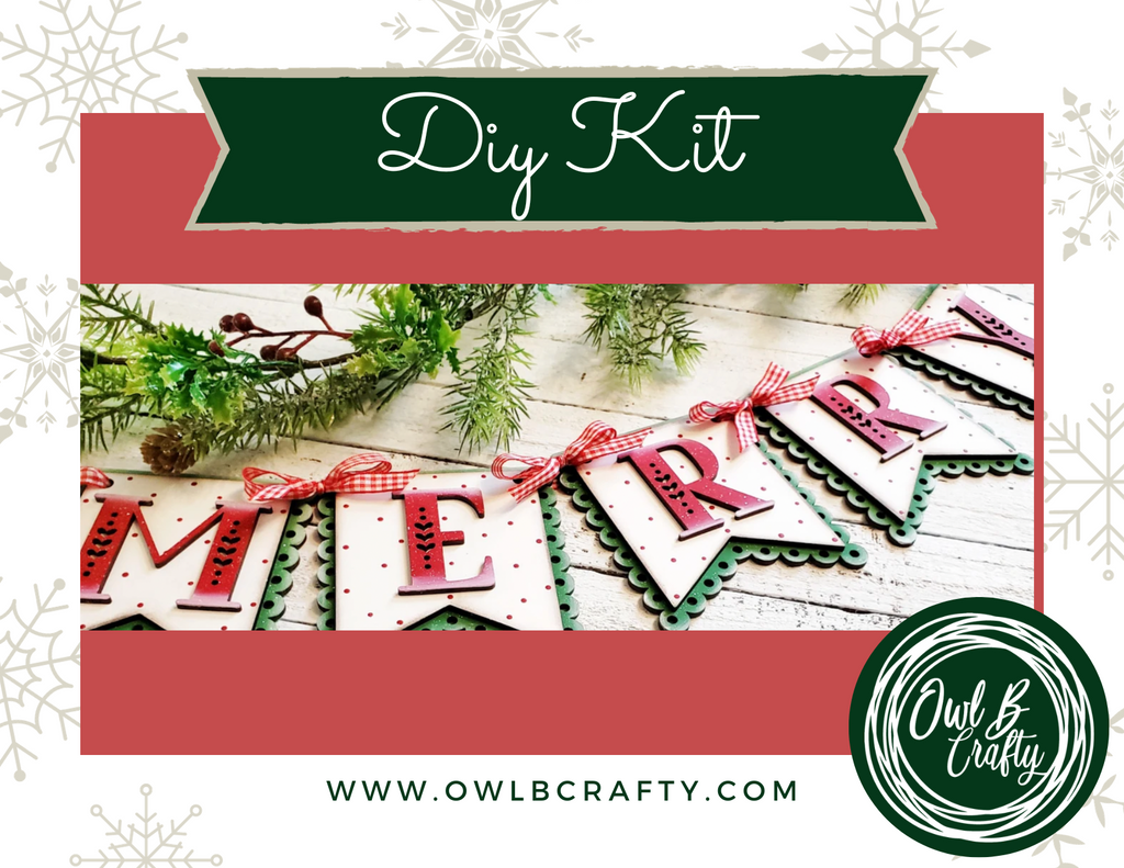 Merry Banner DIY kit