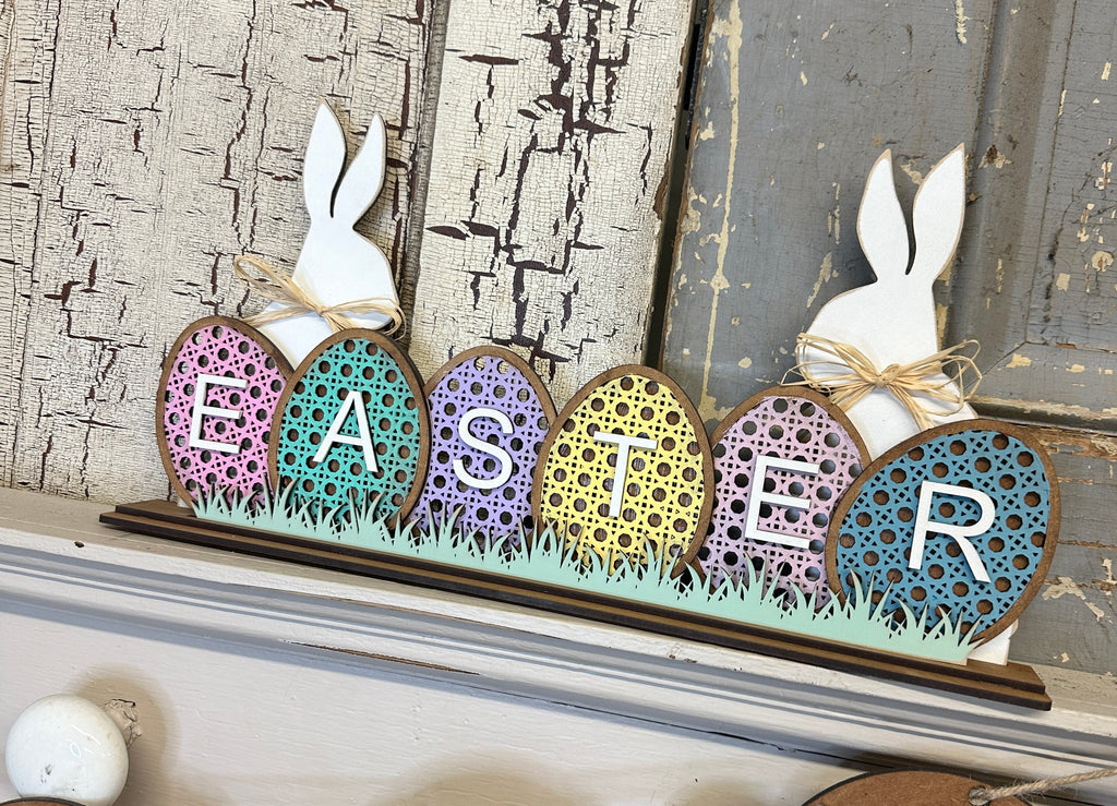 Easter Rattan sign