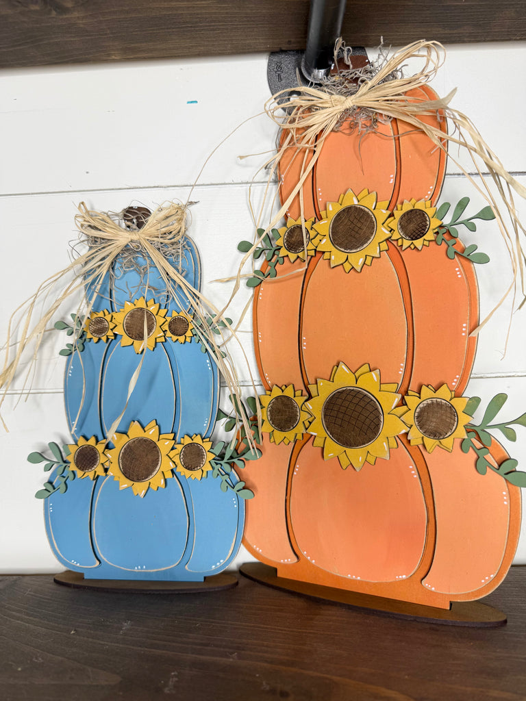 🎃 DIY Stacking Pumpkins – Two Sizes + Bonus Pumpkin! 🎃