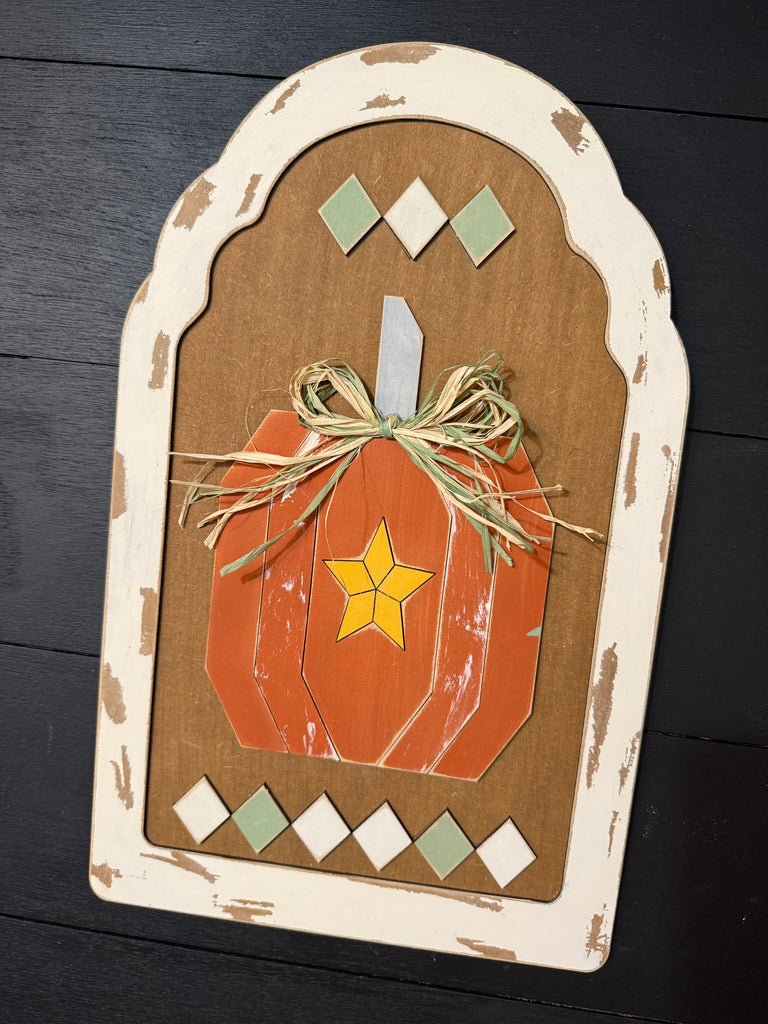 Pumpkin Barn Quilt