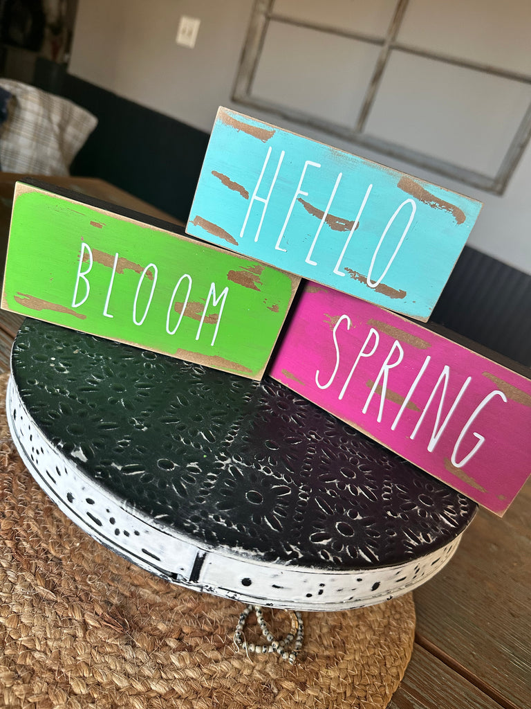 Set of 3 blocks for crafting