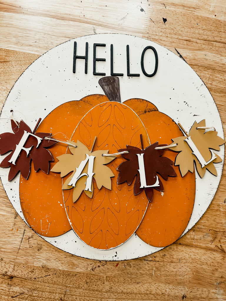 Hello Fall Door Hanger Class