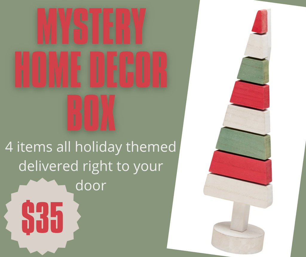 Christmas mystery home decor box