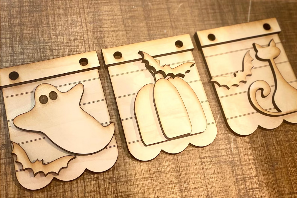 DIY Interchangeable Wood Sign Kit – Base + Seasonal Add-Ons