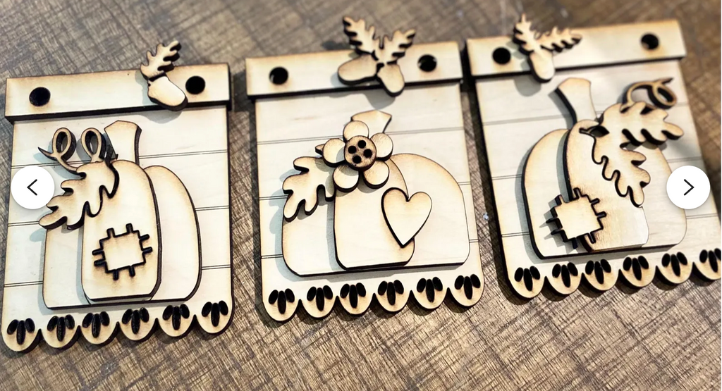 DIY Interchangeable Wood Sign Kit – Base + Seasonal Add-Ons